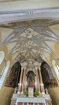 Poslikave prezbiterij - Tomaj